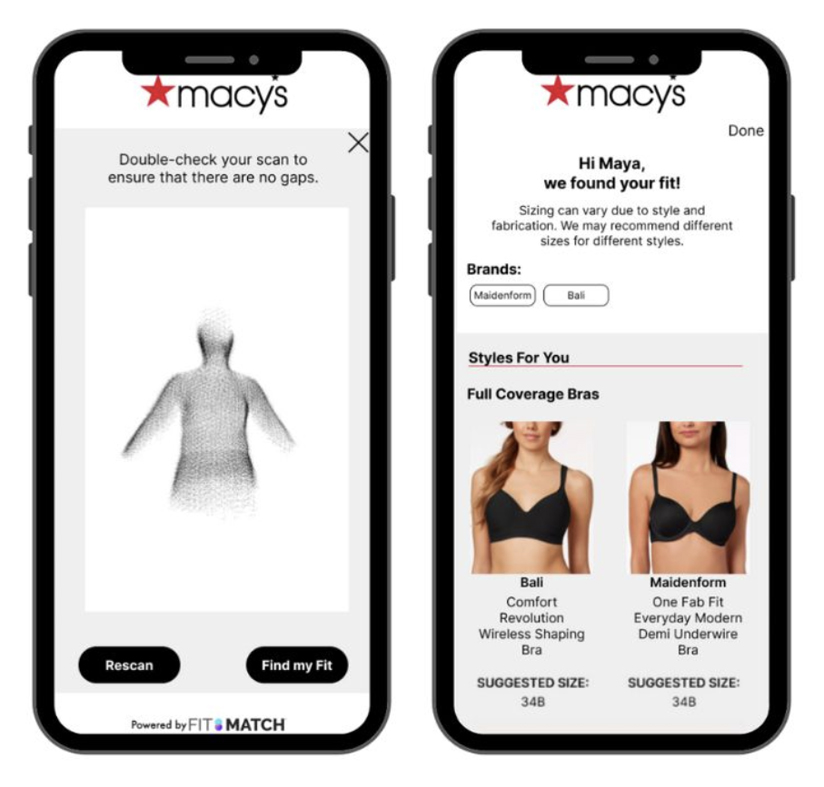 Macy's uses digital twins to aid bra fitting - IoT M2M Council